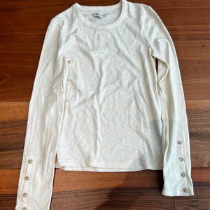 Madewell White Women's Long Sleeve - NEVER BEEN WORN